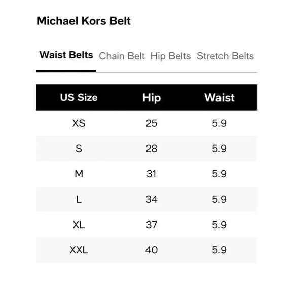 Michael Kors, Logo-Print Belt, Black, Medium (one belt) - Picture 4 of 4